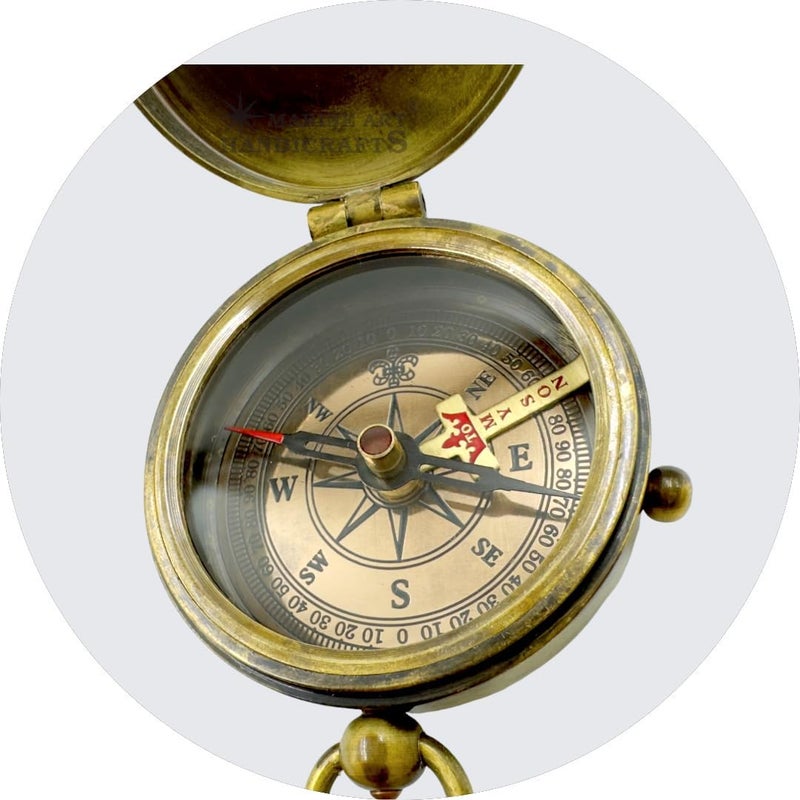 MAH Brass Compass Gift – to My Son Never Forget That I Love You, Sentimental Keepsake Gift from Mom Dad & Grandparents for Graduation, Baptism, Confirmation, Communion, Birthday, Back to School Best Gift - Image 3